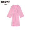 2F【Fandecie芬狄诗】女士薄款时尚V领开襟家居睡袍FL00404 商品缩略图1