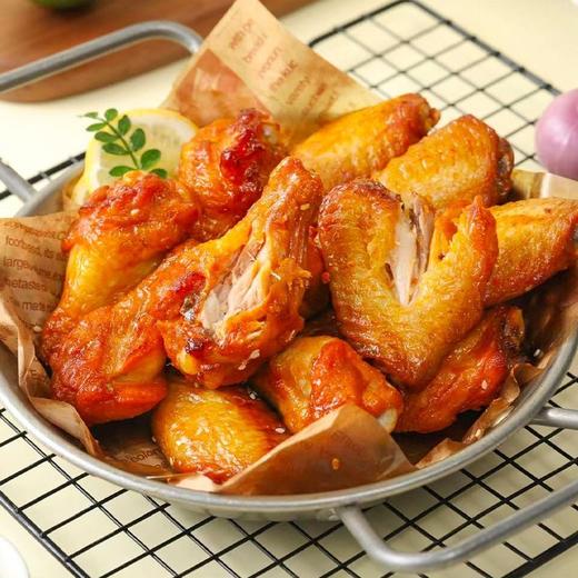 【冷冻速食】白小乐十翅一桶奥尔良味烤鸡腿烤翅中 430g/袋 商品图2
