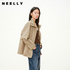 NEELLY纳俪商场同款秋季新款时尚立领工装休闲风衣女通勤简约外套N25081C01066 商品缩略图0