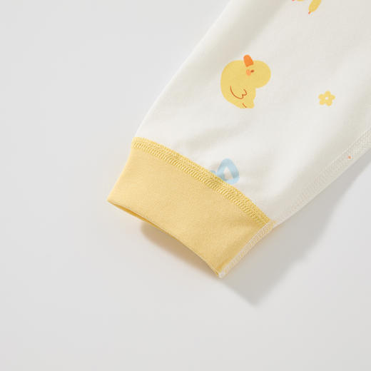 怡比快乐鸭鸭长袖圆领套装HY25AUN012黄花色调80#-130# 商品图13