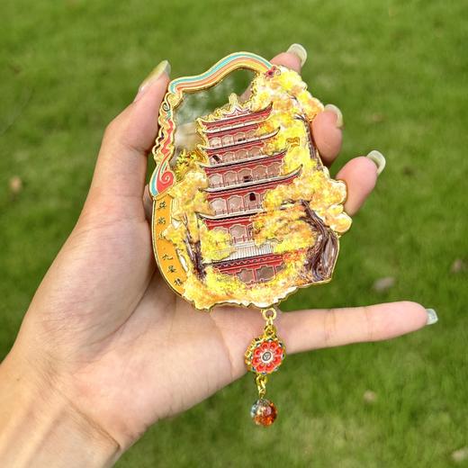 【 莫高·秋影流沙款冰箱贴】敦煌莫高窟冰箱贴创意流沙冰箱贴博物馆文创 商品图2