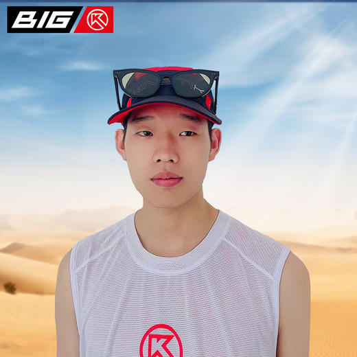 BigK 大K Tuareg Cap2.0 可拆卸防晒跑步帽 轻量科技 户外越野 徒步 商品图4