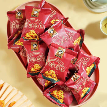 赵老师老醋蚕豆四川特色年货小吃馋嘴零食下酒菜怪味胡豆醋味兰花豆500g /休闲食品 /坚果炒货 /蚕豆/兰花豆 商品图4