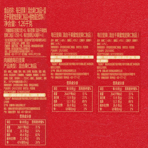 良品铺子 每日坚果1260g 商品图4