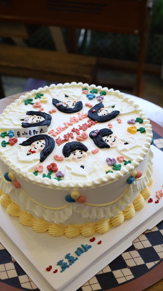 8.19医师节蛋糕-手绘定制多人医师 商品图2