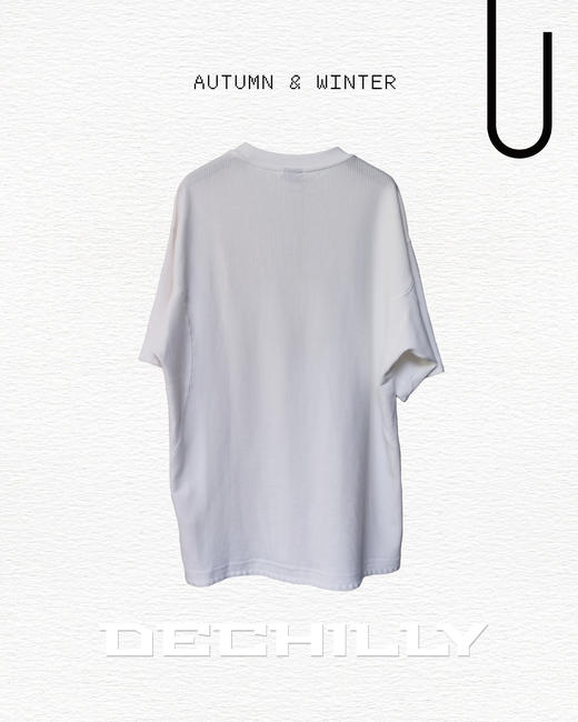 532512556肌理分割短袖T恤 商品图1