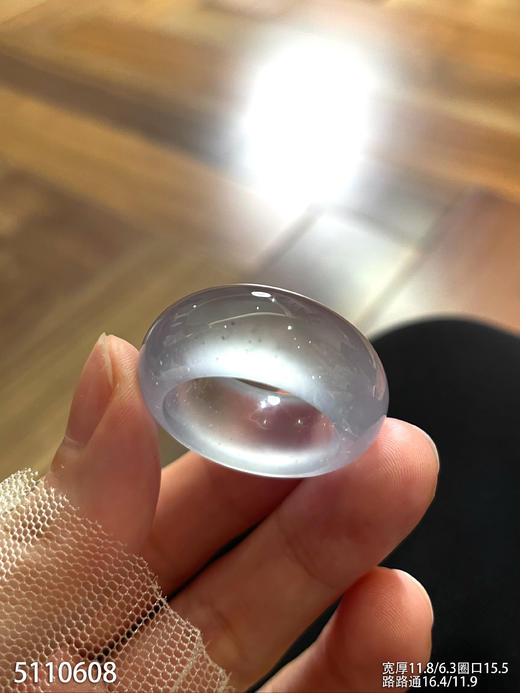 玻璃种木那扳指➕路路通套装【5110608】圈口15.5~具体价格微信咨询 商品图6