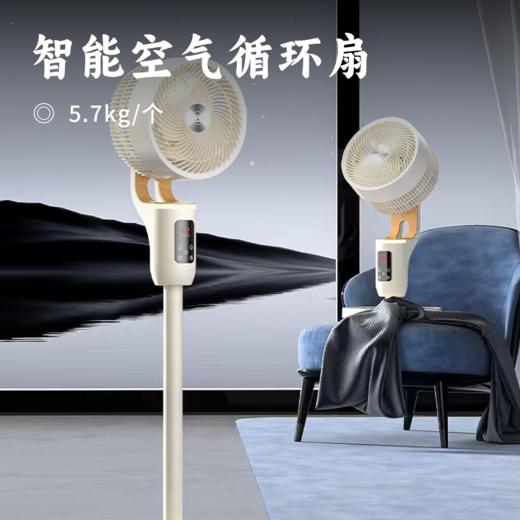 智能空气循环扇 | 喷射循环技术 超声驱蚊 10m广角远距送风 4种模式可选 12档风速可调 智能离线语音 柔声低噪12小时定时 商品图0