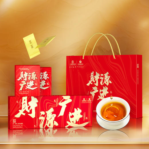 川红茶业非遗工夫红茶特级浓香型 财源广进茶叶礼盒60g 商品图1