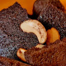 [屁侠推荐]诺梵腰果布朗尼脆片 椰香巧克力坚果饼干