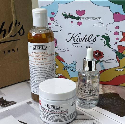 【品牌授权】科颜氏金盏花500ml 科颜氏高保湿面霜125ml（新版） 科颜氏美白精华50ml 礼盒礼袋 商品图4