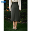 NUTS商场同款春秋季复古高腰气质直筒显瘦西装半身裙女413061087 商品缩略图4