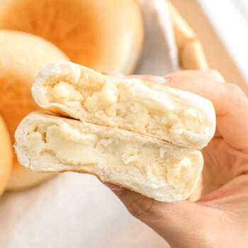 光明牛奶芝士乳酪早餐包 350g*箱 网红夹心面包早餐吐司零食代餐 /休闲食品 /西式糕点 /其他西式糕点 商品图1