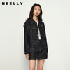 NEELLY纳俪商场同款秋季新款复古牛仔短外套女休闲通勤上衣N25084C04588 商品缩略图0