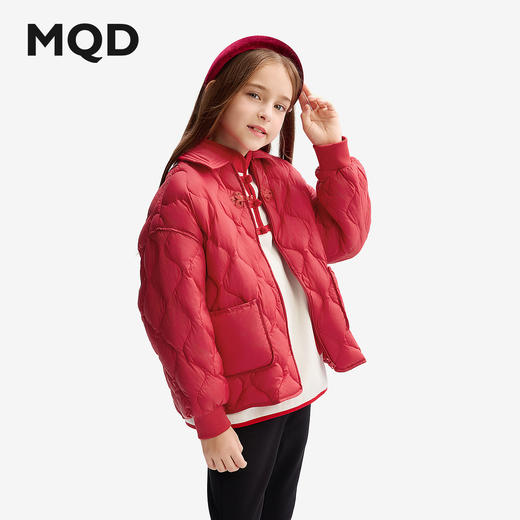 【秒】【MQD】【三防】童装儿童羽绒服冬季新款女童保暖加厚外套新年服 商品图1
