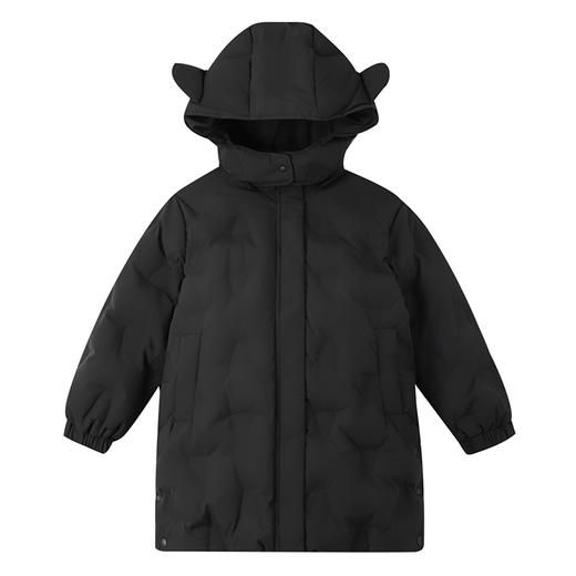 男女童可拆卸帽子长款羽绒服冬季新款安奈儿童装EM545572 商品图5