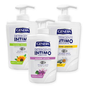 【2瓶划算】GENERA亘娜雅 意大利原装进口男女私处护理液 温和洁净 天然亲肤
