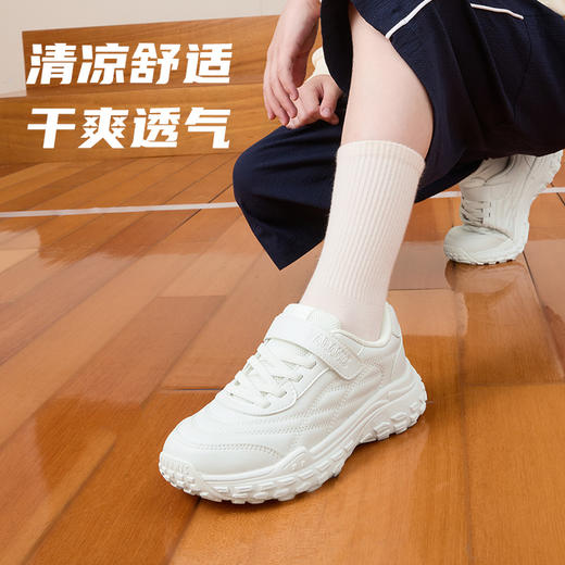 泰兰尼斯秋季新款耐磨透气儿童时尚女童男童休闲鞋轻便防滑运动鞋 T01D5C6821 商品图2