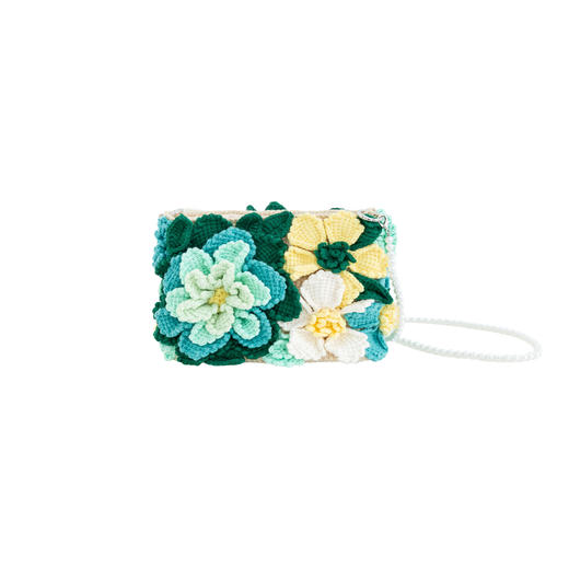 苏苏姐家牡丹花包手工DIY包包毛线团钩针编织5股牛奶棉材料包 商品图4