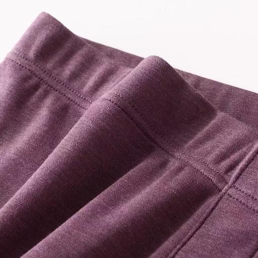 皮尔卡丹羊毛保暖裤男士秋裤德绒发热莫代尔打底冬季护膝毛裤线裤wp774109 商品图2