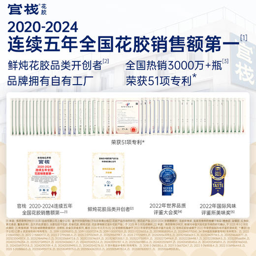 【亲友福利 官栈内购专享 | 19.9元】新品上市 官栈金蝶胶原花胶63g-尝鲜装 商品图4