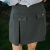 NUTS春秋季新款灰色通勤气质A字高腰短款西装半身裙女412061069 商品缩略图3