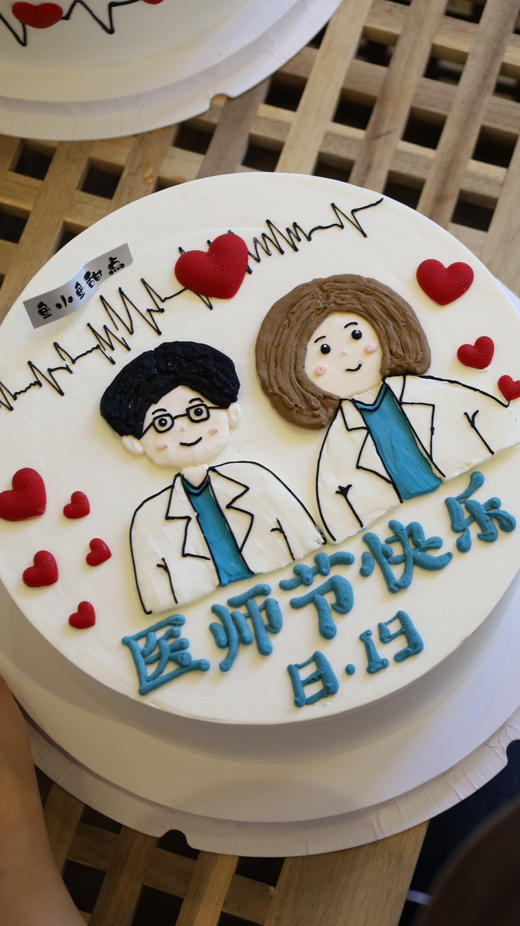 8.19医师节蛋糕—手绘医师（图为10寸） 商品图8