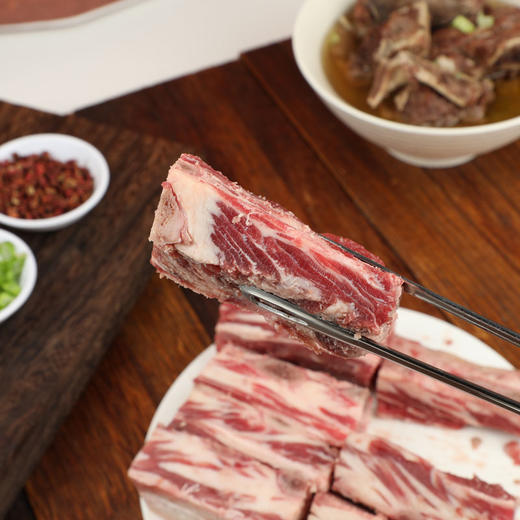 安格斯牛小排 5斤家庭超值装 段段精修 骨肉相连 商品图2