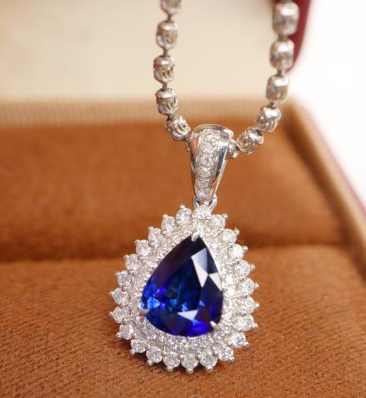 1.39ct刻面蓝宝石吊坠 商品图2