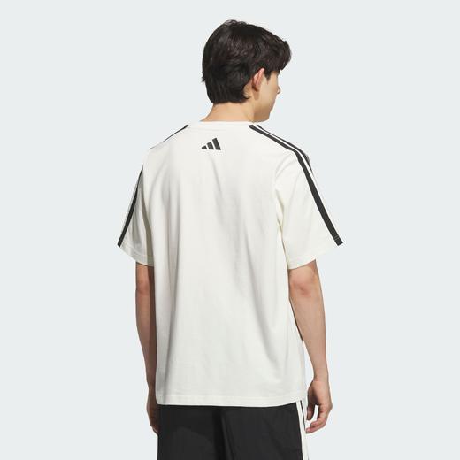 Adidas阿迪达斯MODERN SHORT SLEEVE T-SHIRT 纯棉运动休闲短袖圆领T恤 商品图3