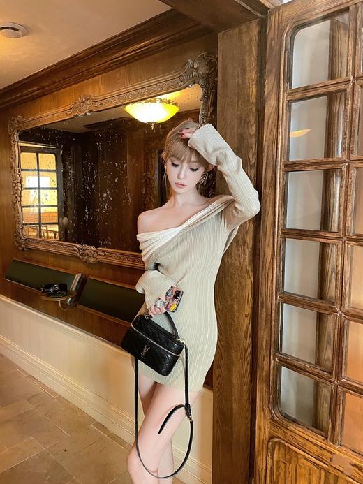 圣罗兰 黑羊皮/金 最新爆款mini 羊皮革肩带手拿包化妆包（LZ） 商品图12