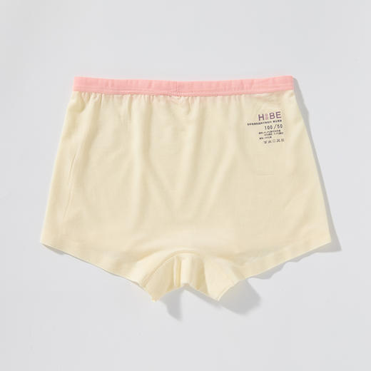 怡比欢乐动物园女童平角内裤3条入HY25AUN200黄紫色调90#-140# 商品图9