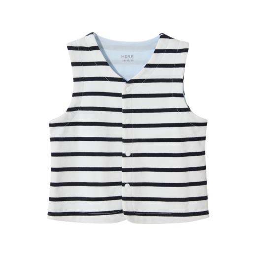 怡比爱心小熊内着马甲HY25AUN073蓝白色调80#-120# 商品图6