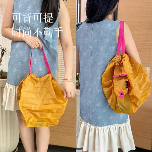 【超能装  防泼水环保购物袋】轻便出行 1秒就能收纳 购物无压力~ 商品图3