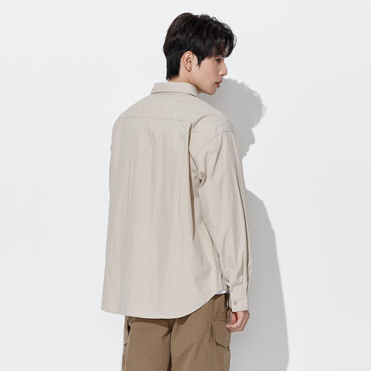 【外套】长袖衬衫外套男1P3112313 商品图4