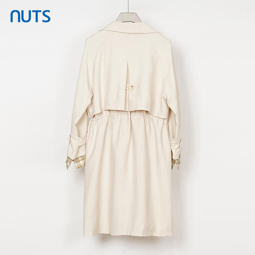 NUTS商场同款春秋款韩版简约休闲气质宽松显瘦风衣外套女334041338 商品图1