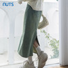 NUTS商场同款春秋款时尚气质开叉水洗牛仔半裙女4340607A1 商品缩略图3