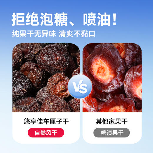 悠享佳智利车厘子干268g大樱桃干无添加果干孕妇儿童休闲零食早餐 商品图1