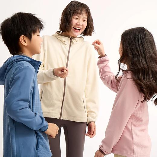 2025秋冬新品龙之涵云朵暖绒玉米格连帽上衣 商品图13