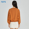 NUTS商场同款春秋款时尚气质圆领宽松长袖T恤女313023202B 商品缩略图4