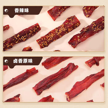 比比赞（BIBIZAN）风干鸡胸肉200g香辣味鸡肉条干减解馋耐嚼低休闲零食鸡肉干脂即食 /休闲食品 /肉类零食 /鸡肉类 商品图1