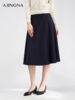 【反季特卖】阿菁娜优雅通勤必备高腰显瘦半身裙A29D213053 商品缩略图1