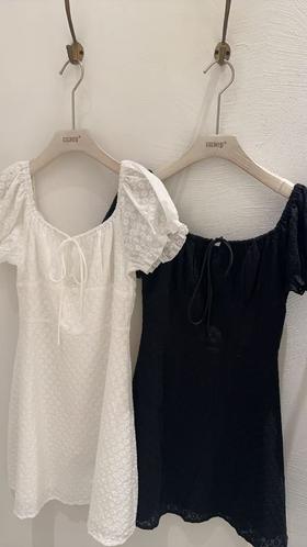 【门店同款】ENJOY夏季“悠然之境”甜美方领连衣裙 163243584