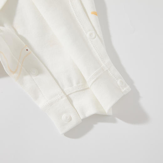 怡比小天鹅之家长袖系带哈衣HY25AUN018白黄色调52#-66# 商品图11