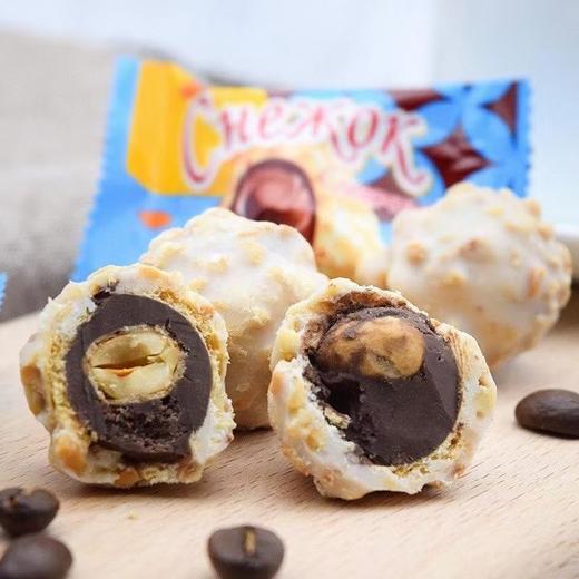 【中欧班列精选】俄罗斯糖 进口WWJ飞鸟黑巧克力味糖500g/袋 商品图4