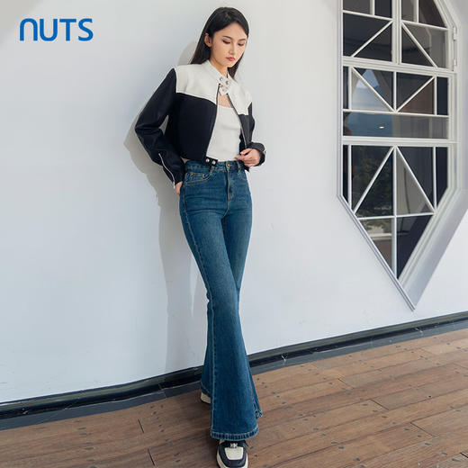 NUTS商场同款春秋款时尚甜酷气质短外套女4340415A1 商品图3