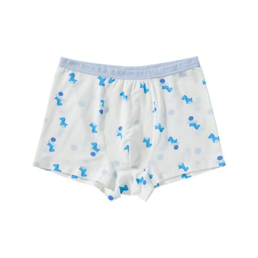 怡比欢乐动物园男童平角内裤3条入HY25AUN201蓝绿色调90#-140# 商品图11