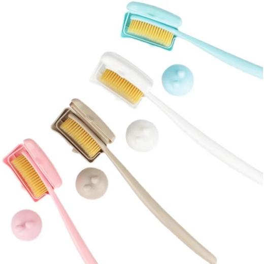 【中欧班列8支】韩国王打牙刷 原装进口王打大刷头双层牙刷 1支*8/盒 商品图5