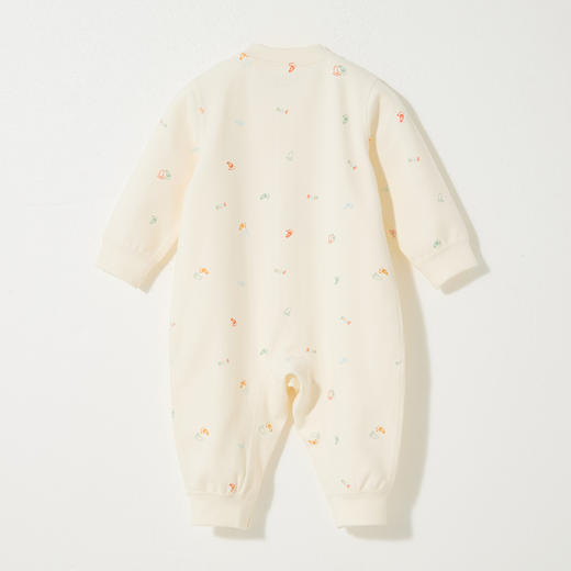 怡比梦想的足迹长袖开襟哈衣HY25AUN021黄白色调59#-80# 商品图6