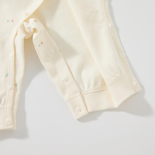 怡比梦想的足迹长袖系带哈衣HY25AUN020黄白色调52#-66# 商品图12